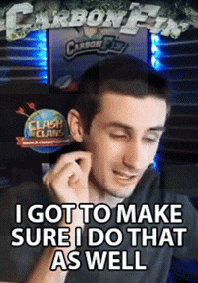 Man Playing Clash Of Clans Saying I Got To Make Sure I Do That GIF