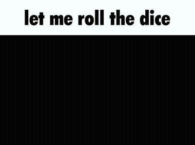 Man Playing Dice Let Me Roll The Dice GIF