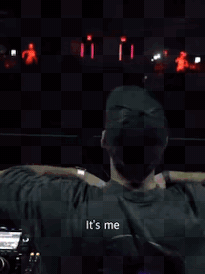 Man Playing DJ Set Says It's Me GIF