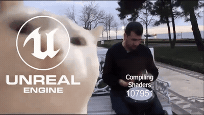 Man Playing Drum At Unreal Engine Banner GIF