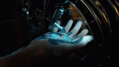 Man Playing Drums In Dark Room GIF