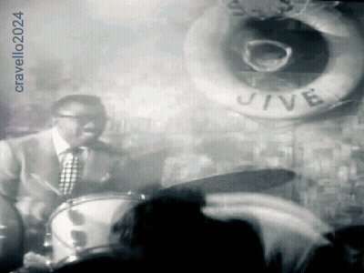 Man Playing Drums In Front Of Jive Preserver GIF