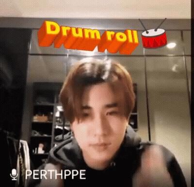 Man Playing Drums On Stage GIF