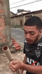 Man Playing Firework GIF