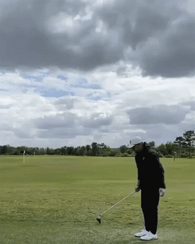 Man Playing Golf GIF
