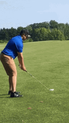 Man Playing Golf Wack GIF