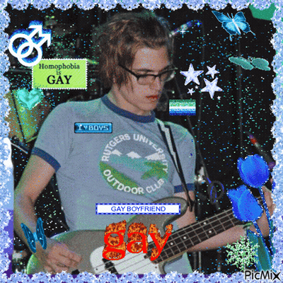 Man Playing Guitar Gay Boyfriend GIF