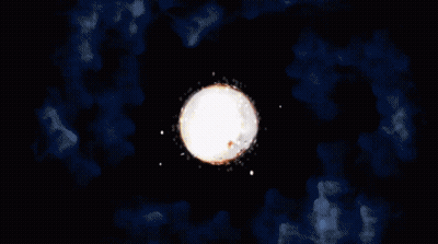 Man Playing Guitar In Front Of Explosion GIF