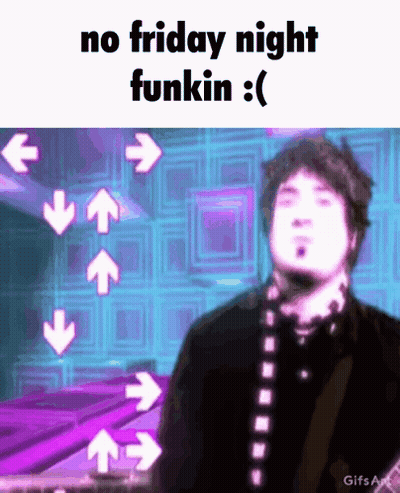 Man Playing Guitar On Purple Background GIF