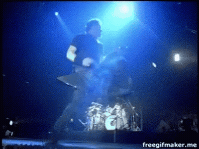 Man Playing Guitar On Stage GIF