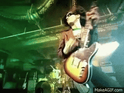 Man Playing Guitar On Stage GIF