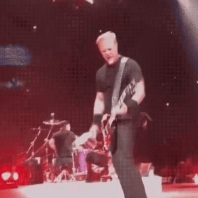 Man Playing Guitar On Stage GIF