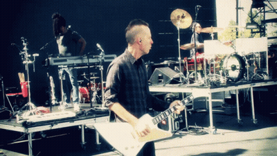 Man Playing Guitar On Stage GIF