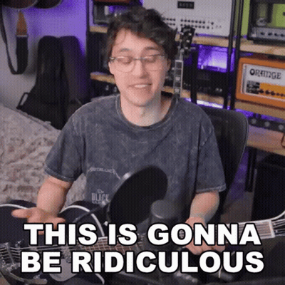Man Playing Guitar Saying This Is Gonna Be Ridiculous GIF