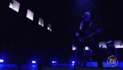 Man Playing Guitar Singing On Stage GIF