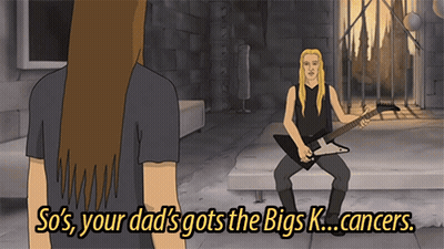 Man Playing Guitar So Your Dad Has The Big Cancers GIF