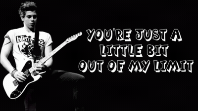 Man Playing Guitar With Out Of My Limit GIF