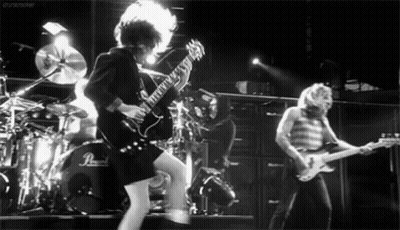 Man Playing Guitar With Pearl Drum GIF