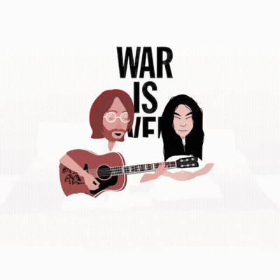 Man Playing Guitar Woman Holding Guitar War Is Wife GIF
