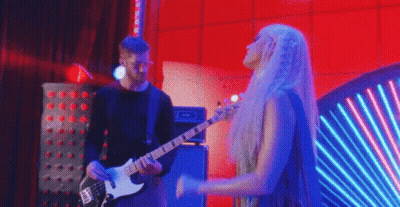 Man Playing Guitar Woman Singing GIF