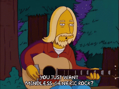 Man Playing Guitar You Just Want Mindless Generic Rock GIF