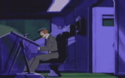 Man Playing Piano With Lizard Saying Get Outta Here GIF