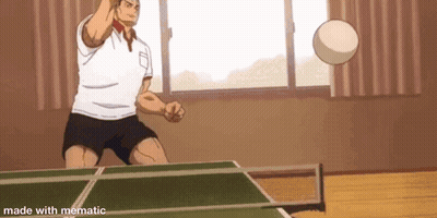 Man Playing Ping Pong GIF