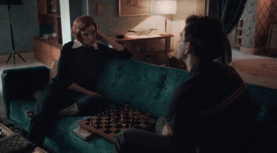 Man Playing Rock Paper Scissors With Cat GIF
