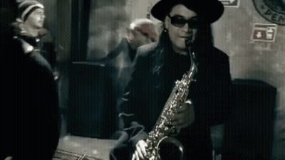 Man Playing Saxophone GIF