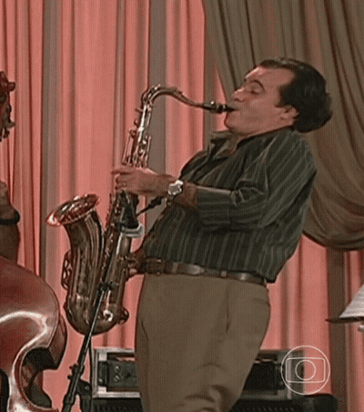 Man Playing Saxophone GIF