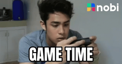 Man Playing Video Game Game Time GIF