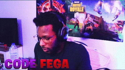 Man Playing Video Game Headphones Code Feca GIF