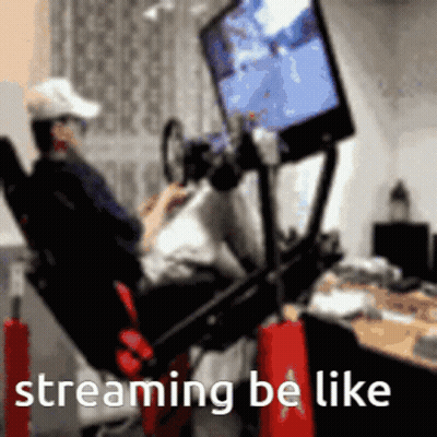 Man Playing Video Game Streaming Be Like GIF
