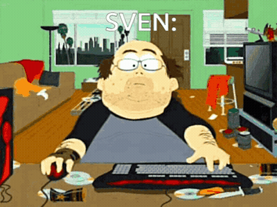 Man Playing Video Game Sven GIF