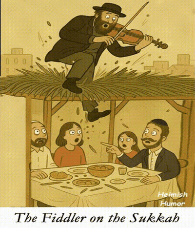 Man Playing Violin The Fiddler On The Sukkah GIF