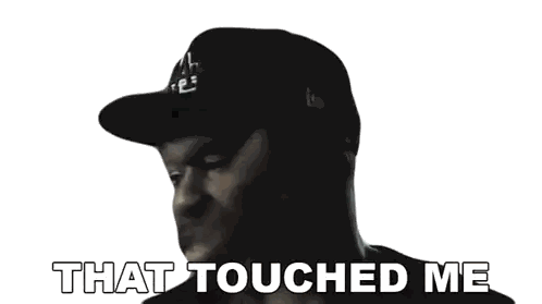 Man Pointing And Saying Touched Me Sticker