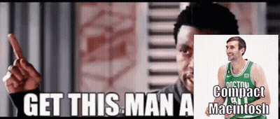 Man Pointing At Boston Celtics Player GIF