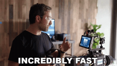 Man Pointing At Camera Incredibly Fast GIF