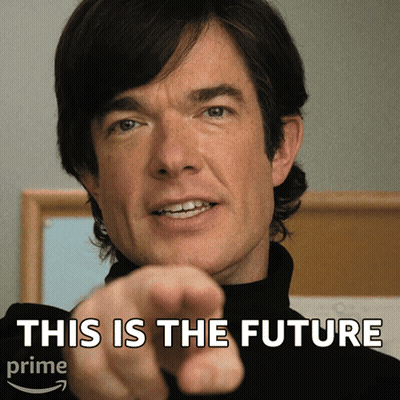 Man Pointing At Camera This Is The Future GIF