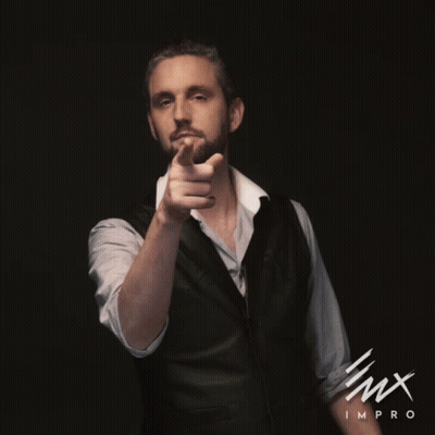 Man Pointing At Camera With Brillant GIF