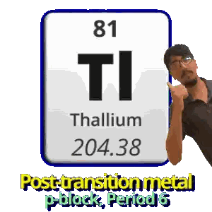 Man Pointing At Period 6 Metal Sign Sticker