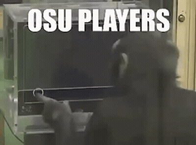 Man Pointing At Screen Saying Osu Players GIF