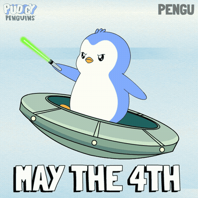 Man Pointing Saying May The 4Th Be With You GIF