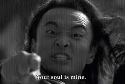 Man Pointing Saying Your Soul Is Mine GIF