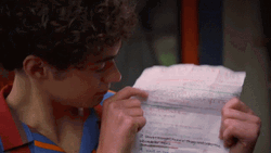 Man Pointing Text In A Paper GIF