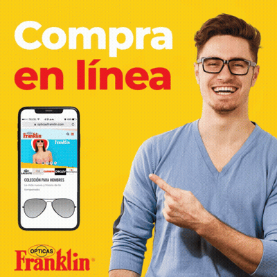 Man Pointing To Phone Saying Compra En Linea GIF