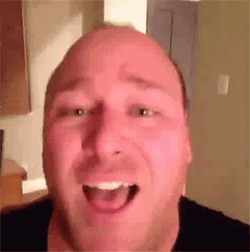 Man Popping Out Lemon On Mouth GIF