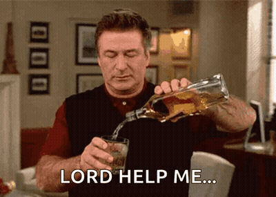 Man Pouring Alcohol Saying Lord Help Me GIF