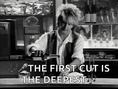 Man Pouring Drink Into Glass Black And White GIF