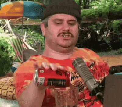 Man Pouring Soda Into Glass GIF